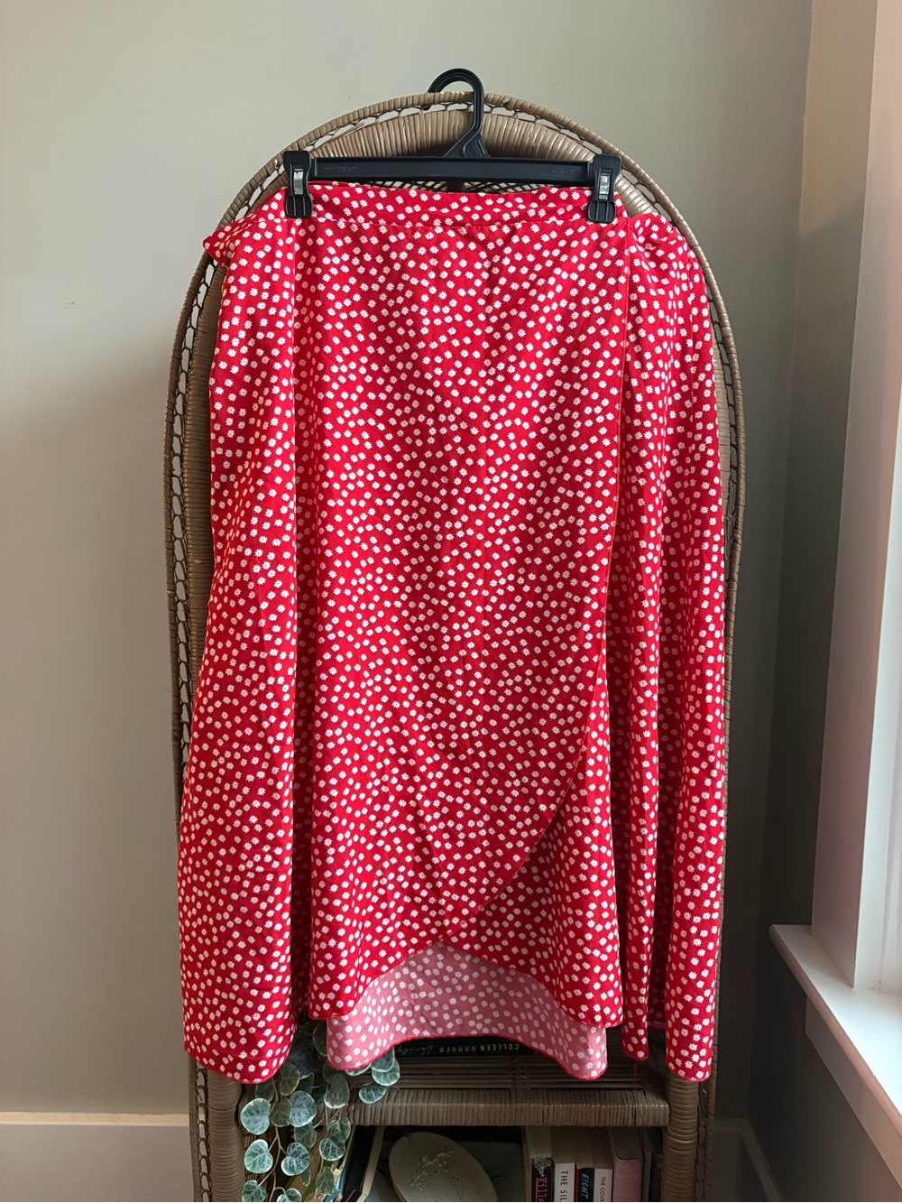 Daisy Print Wrap Skirt